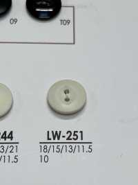 LW251 シャツ、ポロシャツなどの軽衣料用 染色用ボタン アイリス サブ画像