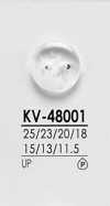 KV48001 黒色&染色用 シャツボタン