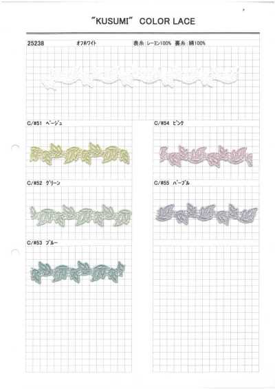 25238 細幅ケミカルレース