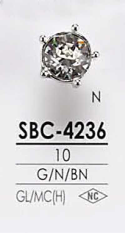 SBC4236 クリスタルストーン ボタン