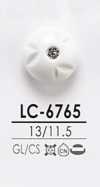 LC6765 染色用 ピンカール調 クリスタルストーン ボタン