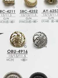 OBU4916 メタルボタン アイリス サブ画像