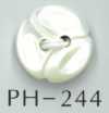 PH244 2穴花型貝ボタン
