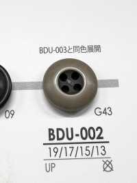 BDU002 ヴィンテージ仕上げボタン アイリス サブ画像