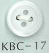 KBC-17 BIANCO SHELL4穴17型貝ボタン
