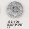 SB1001 黒蝶貝製 表穴4つ穴ボタン