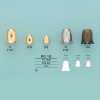 RG16 チューリップ型コードエンド(メッキ加工)