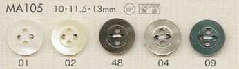 MA105 DAIYA BUTTONS 貝調ポリエステルボタン