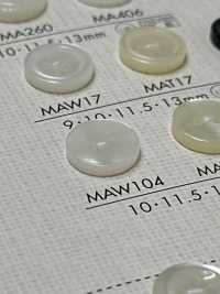 MAW104 DAIYA BUTTONS 貝調ポリエステルボタン 大阪プラスチック工業(DAIYA BUTTON) サブ画像