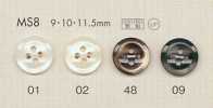 MS8 DAIYA BUTTONS 貝調ポリエステルボタン