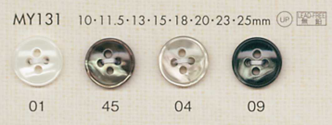 MY131 DAIYA BUTTONS 貝調ポリエステルボタン