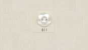 811 DAIYA BUTTONS 二つ穴貝調ポリエステルボタン(立体花)
