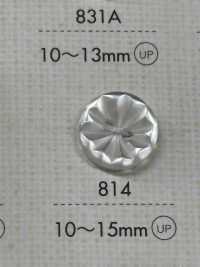 814 DAIYA BUTTONS 二つ穴貝調ポリエステルボタン(立体花) 大阪プラスチック工業(DAIYA BUTTON) サブ画像