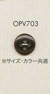 OPV703 シンプル 上品 シャツ・ブラウス用 4つ穴 ポリエステルボタン