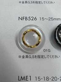 NFB526 ポリエステル樹脂/キャスト製 ボタン 大阪プラスチック工業(DAIYA BUTTON) サブ画像