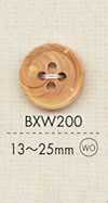 BXW200 天然素材 ウッド 4つ穴 ボタン