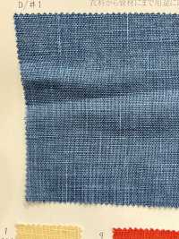 88630 SEVENBERRY®  ムラ糸クロス 抜き染柄(エアータンブラーワッシャー加工)[生地] VANCET サブ画像