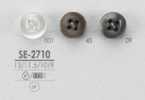SE-2710 シンプル 貝調 シャツ・ブラウス用 4つ穴 ポリエステル ボタン