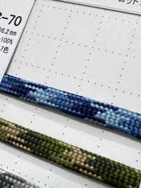 CAC-70 迷彩柄コード 6.2MM[リボン・テープ・コード] こるどん サブ画像