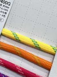 QR-400G ポリエステル4点柄コード 4MM[リボン・テープ・コード] こるどん サブ画像