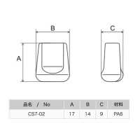 CS7-T ニフコ コードエンド[バックル・カン類] ニフコ(NIFCO) サブ画像