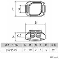 CL38A ニフコ 金属バネコードロック[バックル・カン類] ニフコ(NIFCO) サブ画像