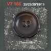 VT166 ポリエステル樹脂製 表穴4つ穴ボタン