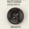 NUT2000 ナット製 表穴4つ穴ボタン