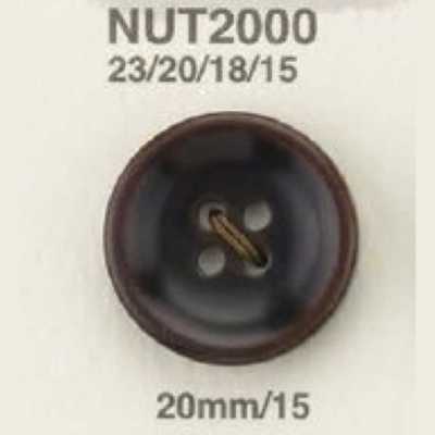 NUT2000 ナット製 表穴4つ穴ボタン