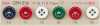 OPH336 DAIYA BUTTONS 耐衝撃 四ツ穴 ポリエステルボタン