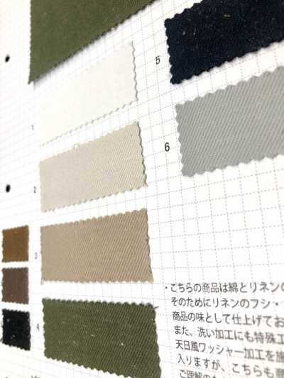 SB2073 【OUTLET】 コットン/リネン ヘビーチノ ワッシャー加工