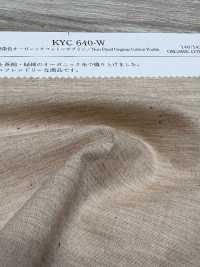 KYC640-W 無染色オーガニックコットンポプリン[生地] 宇仁繊維(小紋工房) サブ画像