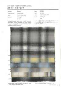 5755 20S フランネルチェック[生地] VANCET サブ画像