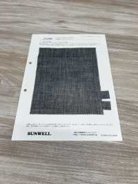 25296 先染ムラ糸シャンブレー[生地] SUNWELL(サンウェル) サブ画像
