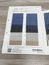 25597 先染綿麻ストライプ[生地] SUNWELL(サンウェル) サブ画像