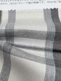 26161 先染綿/テンセル(TM)リヨセル繊維TOP糸チェック[生地] SUNWELL(サンウェル) サブ画像