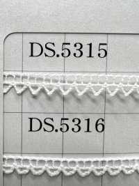 DS5315 薄手レース 巾 5mm 大定 サブ画像