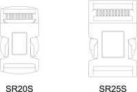 SR-S ニフコ サイドリリースバックル (ショータイプ)[バックル・カン類] ニフコ(NIFCO) サブ画像