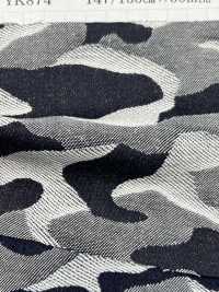 YK874 インディゴロープ 迷彩ジャガード[生地] 吉和織物 サブ画像