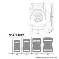 LB-Q フロントリリース式 バックル 回転機構あり[バックル・カン類] YKK サブ画像