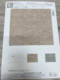 KYC644-W-D1 無染色オーガニックコットンカットドビー[生地] 宇仁繊維(小紋工房) サブ画像