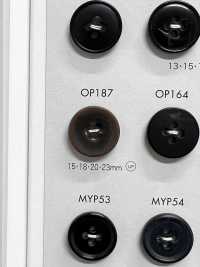 OP187 ポリエステル樹脂製 4つ穴ボタン サブ画像