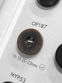 OP187 ポリエステル樹脂製 4つ穴ボタン サブ画像