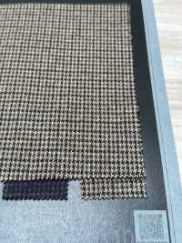 1010864P NEW Wool / Cotton メランジ ジャージー 千鳥柄[生地] 瀧定 サブ画像