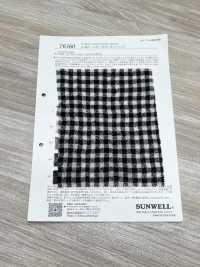 76360 2/48ウールガーゼギンガムチェック[生地] SUNWELL(サンウェル) サブ画像