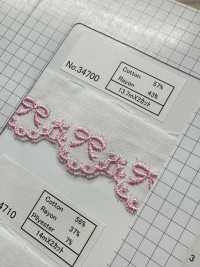 34700 コットンエンブロイダリーレース (約32MM) ROSE BRAND(丸進) サブ画像