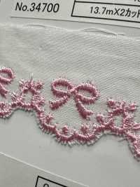 34700 コットンエンブロイダリーレース (約32MM) ROSE BRAND(丸進) サブ画像