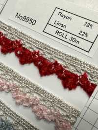 9950 レーヨンモールトーションレース (約14MM) ROSE BRAND(丸進) サブ画像
