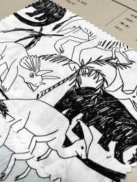 850416 SEVENBERRY® ブロード Funkytown Dinosaur[生地] VANCET サブ画像