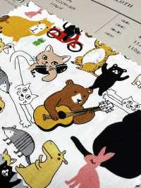 850417 SEVENBERRY® ブロード Funkytown Animal All Stars[生地] VANCET サブ画像